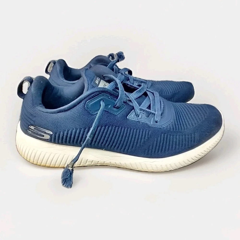 Skechers‎ Lite Weight Squad Chaos Mens 10 Navy Blue Sneakers 232290 NVY